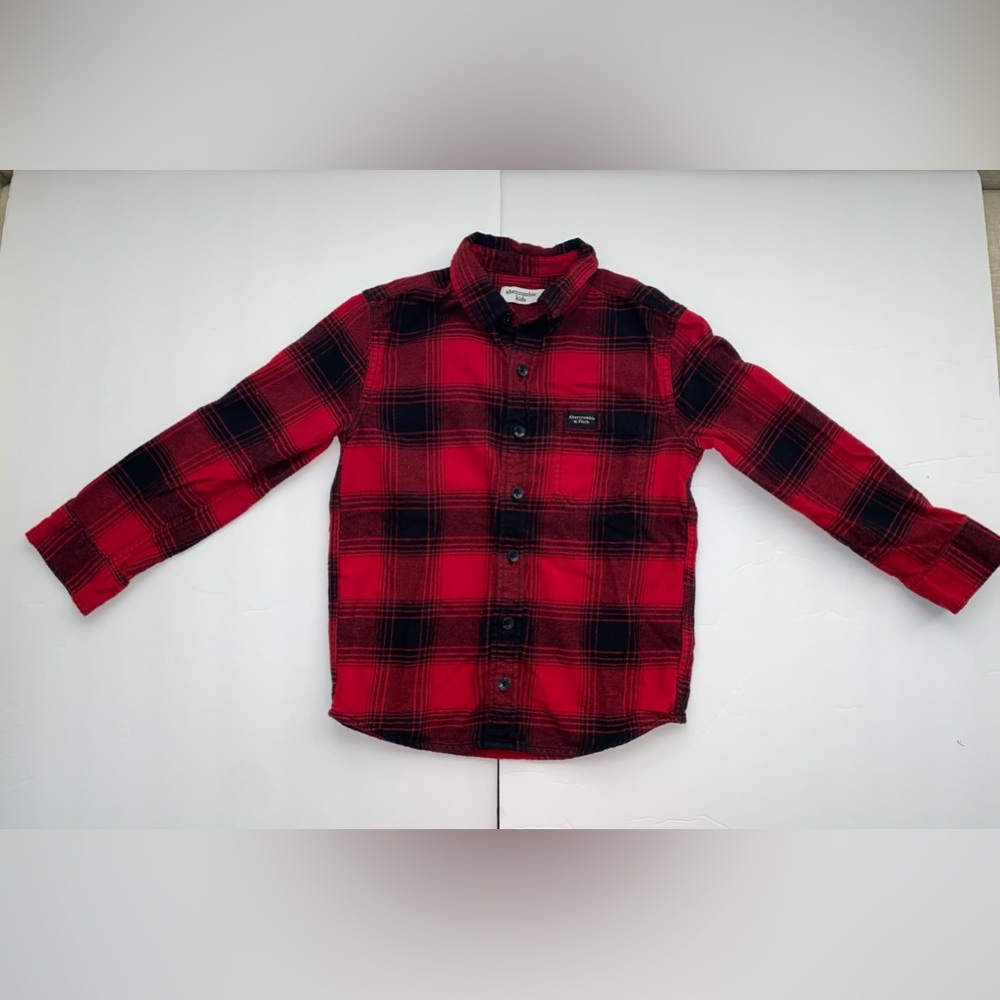 ABERCROMBIE & FITCH kids flannel top